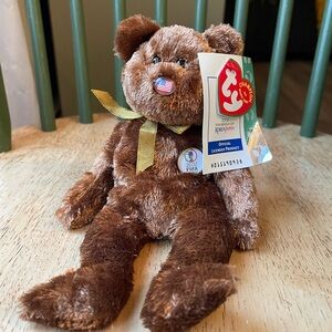 Ty Brown Beanie Baby— 2002 FIFA World Cup— United States